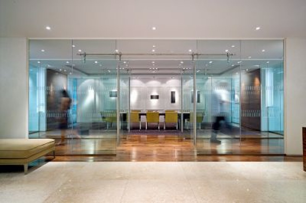 Fund Management Office | View toward guest Meeting  | Interior Designers