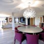 Stunning penthouse in Didsbury, Manchester | Dining area | Interior Designers