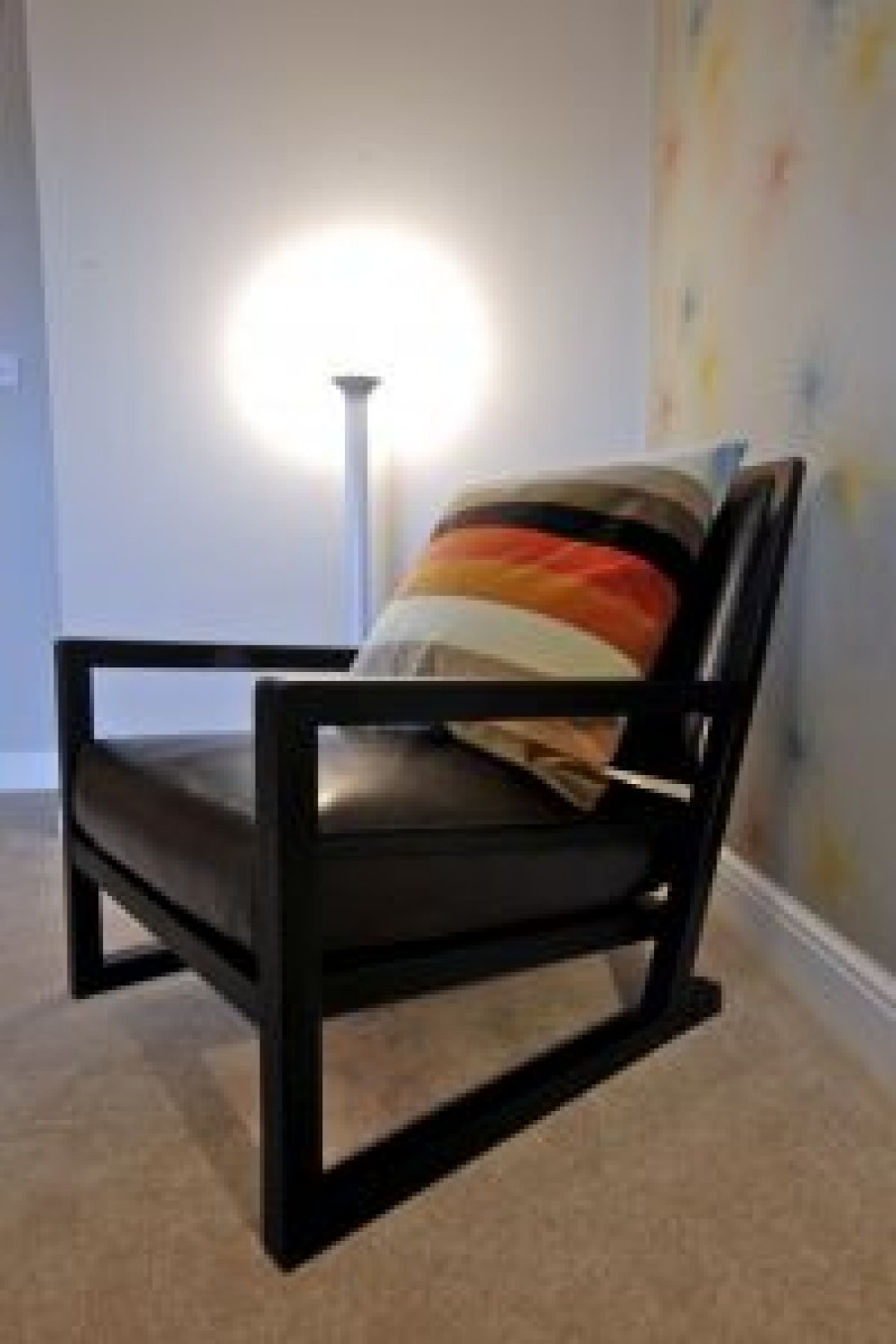 Stunning penthouse in Didsbury, Manchester | Chair detail. | Interior Designers