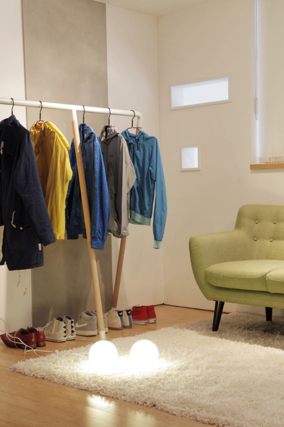 Design of Shorditch Loft Apartment | Free-standing wardrobe | Interior Designers