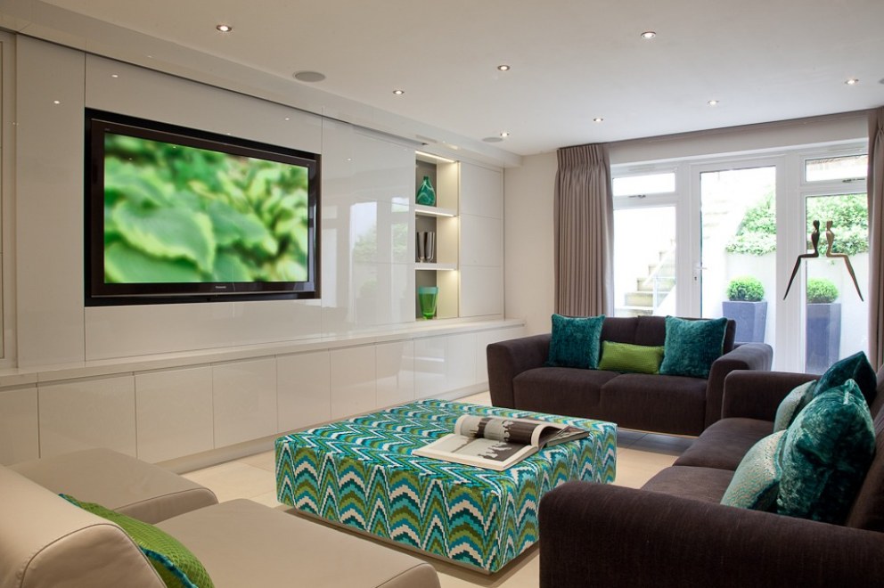 Family Home in North London | Basement Cinema and Playroom | Interior Designers