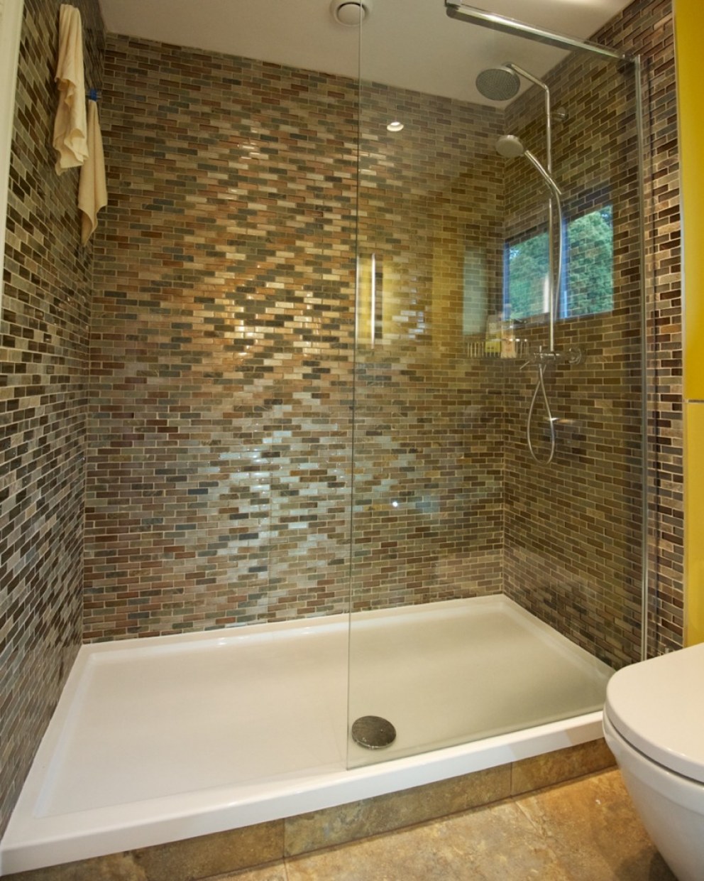 Bromley House renovation | En-suite showering area | Interior Designers