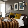Re design of a riverside apartment in                                                                 Pimlico | Master bedroom | Interior Designers