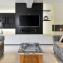 Bespoke media and fireplace unit in an East London home | Media and fireplace unit 1 | Interior Designers