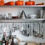 Converted School Warehouse Appartment | Kitchen shelving | Interior Designers