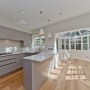 Contemporary refurbishment of a town house in Richmond Hill, Surrey | Kitchen-diner | Interior Designers