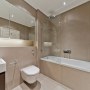 Contemporary refurbishment of a town house in Richmond Hill, Surrey | Family bathroom | Interior Designers