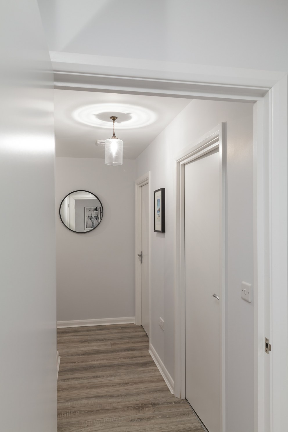 Fresh, contemporary apartment in St Albans | Hallway | Interior Designers