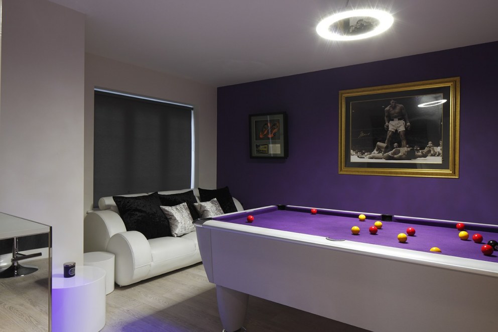 Luxury New Build Ealing  | games room | Interior Designers