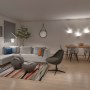 Bachelor Pad in Fulham, London | Living room  | Interior Designers