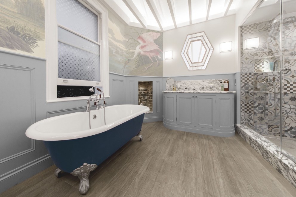 Wimbledon Steam Shower | Bespoke Vanity Unit | Interior Designers