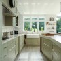 Classic Contemporary Family Kitchen | Long view of kitchen  | Interior Designers