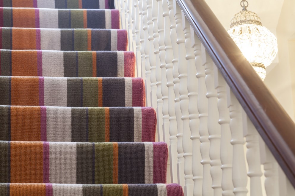 Individual Wimbledon house | Stairway detail | Interior Designers