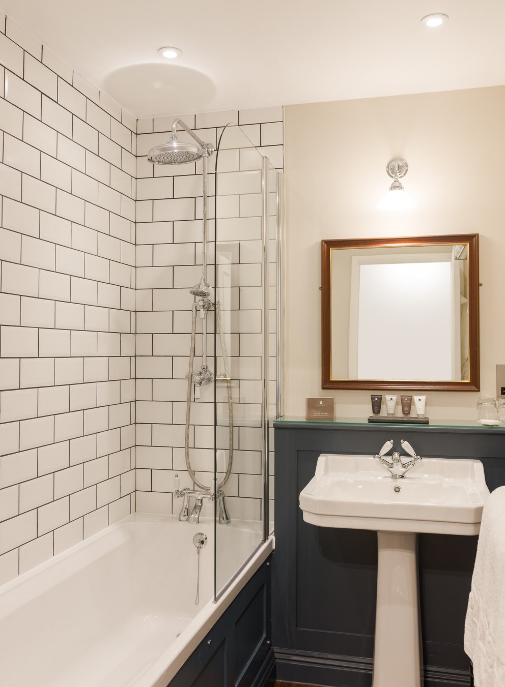 Burley Manor Hotel | Contemporary take on heritage bathrooms | Interior Designers