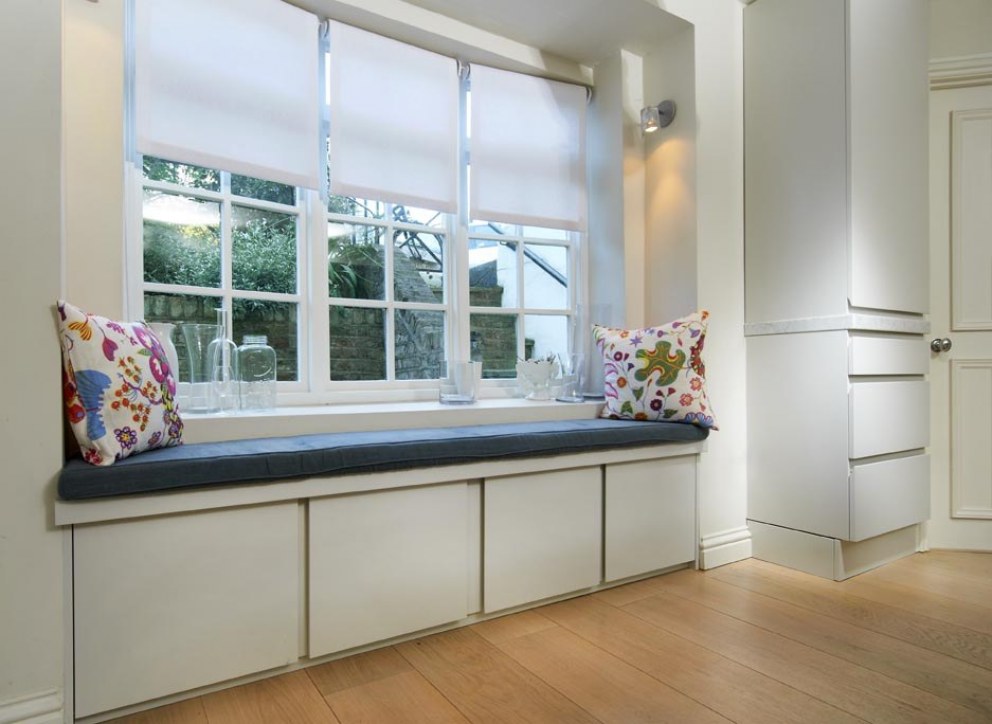 Chelsea Open Space Living  | Bespoke Window Seating | Interior Designers