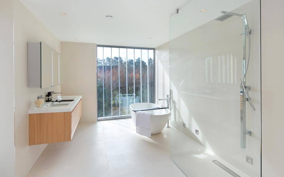 Oxford new build family homes  | Modern bathroom  | Interior Designers