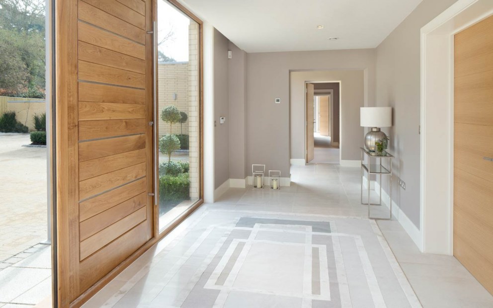 Oxford new build family homes  | Hallway entrance area  | Interior Designers