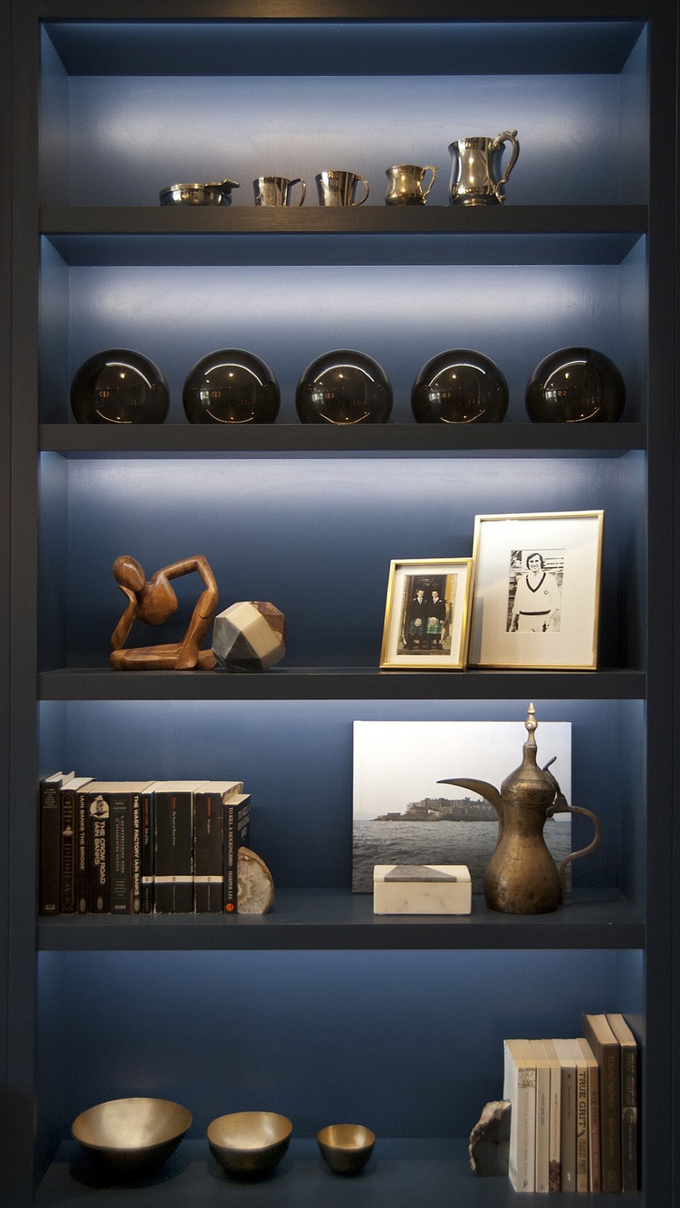 Clapham Effortless Luxury | Library Display | Interior Designers