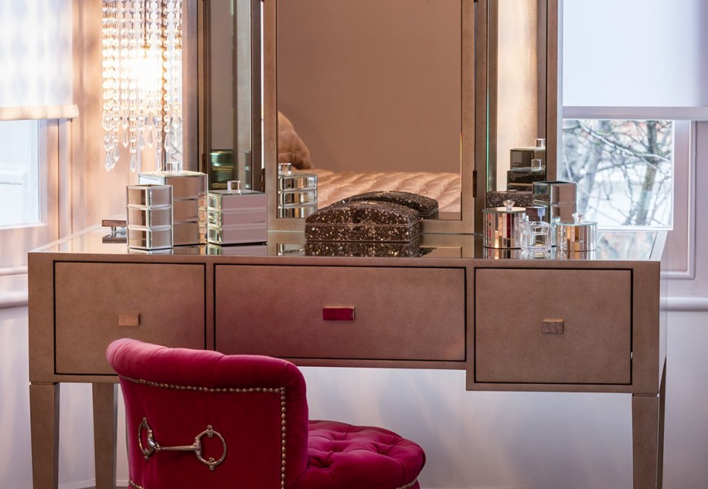 Elegant West London Town House | Bespoke Dressing Table | Interior Designers