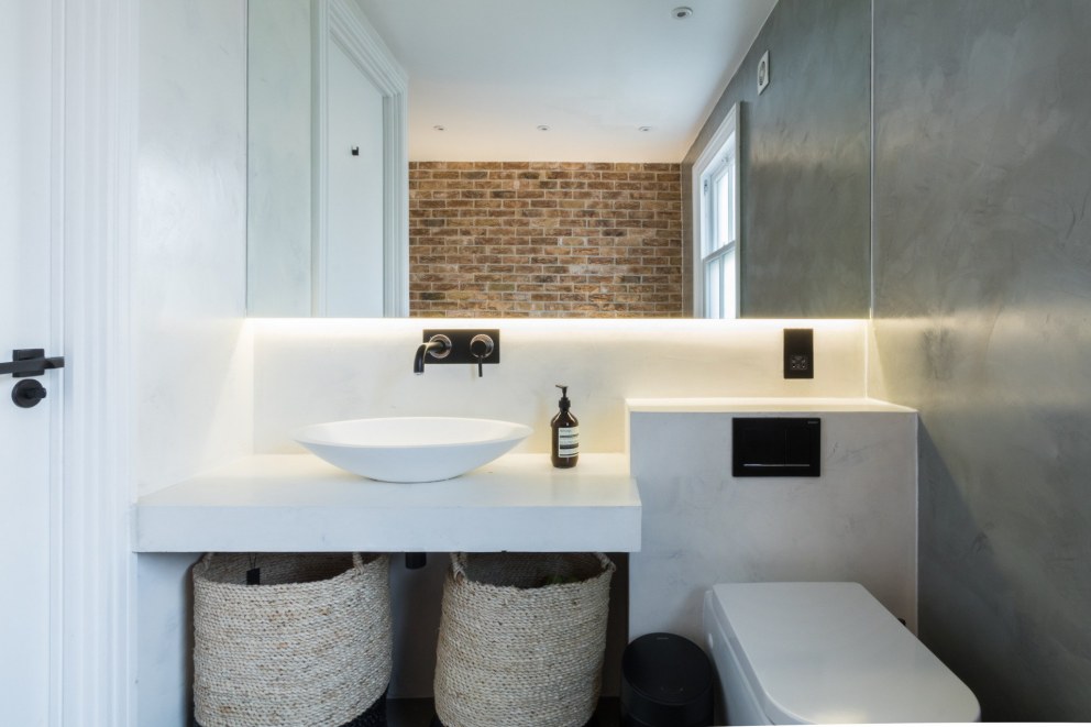 Kensal Green Home | Main family bathroom | Interior Designers