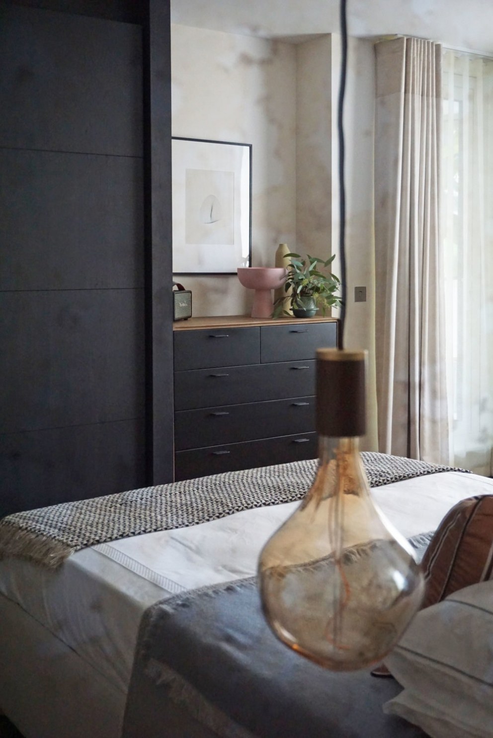 Battersea Modern Apartment | Master Bedroom | Interior Designers