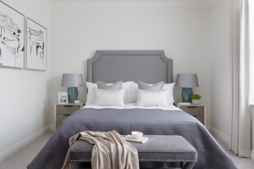 Richmond Chase  | Guest Bedroom headbaord | Interior Designers