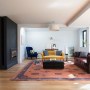 Detached Family Home, North Oxford | Open living area with sitting room and fireplace backing onto library | Interior Designers