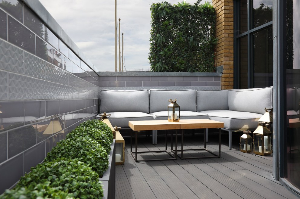 London Triplex Apartment | Outdoor Terrace | Interior Designers