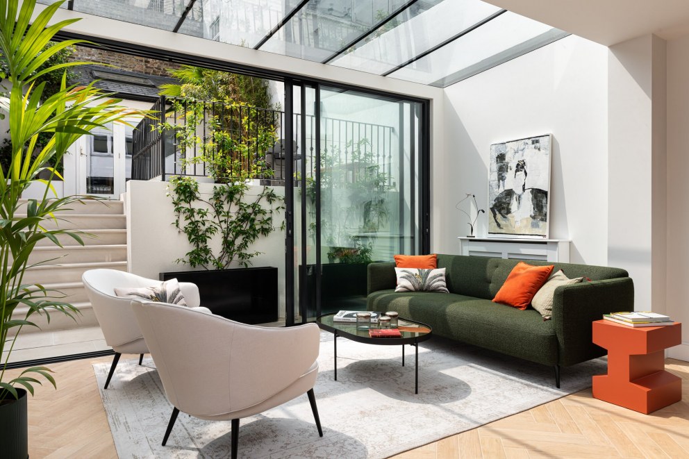 Fulham Broadway basement renovation | Lounge area | Interior Designers