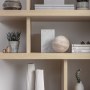 Chelsea - Refurbishment & FF&E | Bespoke, scandi living room shelves | Interior Designers