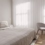 Chelsea - Refurbishment & FF&E | Scandi style bedroom with dressing table | Interior Designers