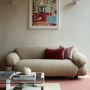 Bankside Apartment | Unusual sofa and bespoke rug | Interior Designers
