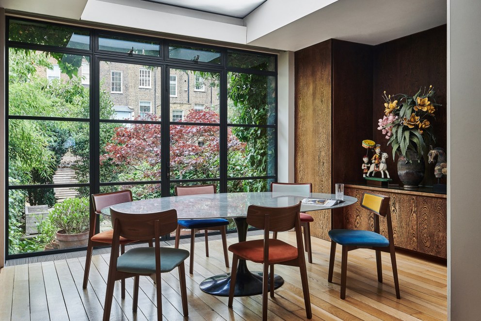 Notting Hill Town House  | Dining room garden view extension | Interior Designers