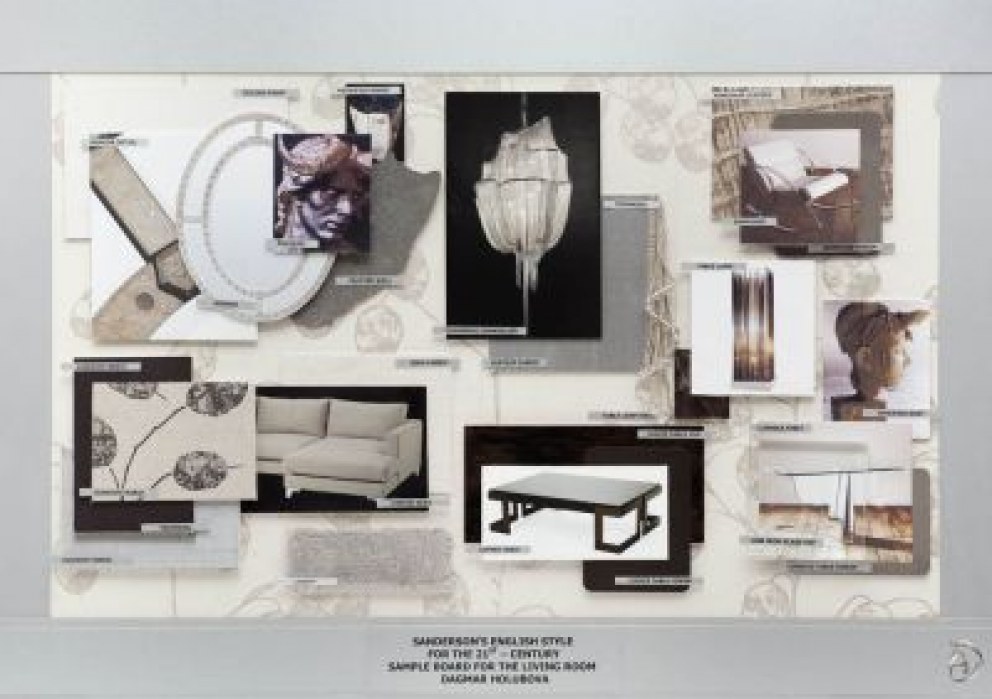 Sample Board For The Living Room Dagmar Holubova Homes