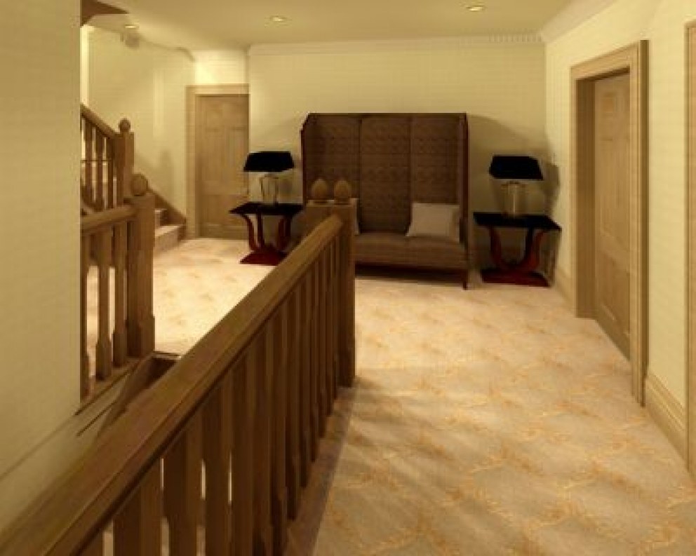 3D's for Classic new build | Staircase | Interior Designers