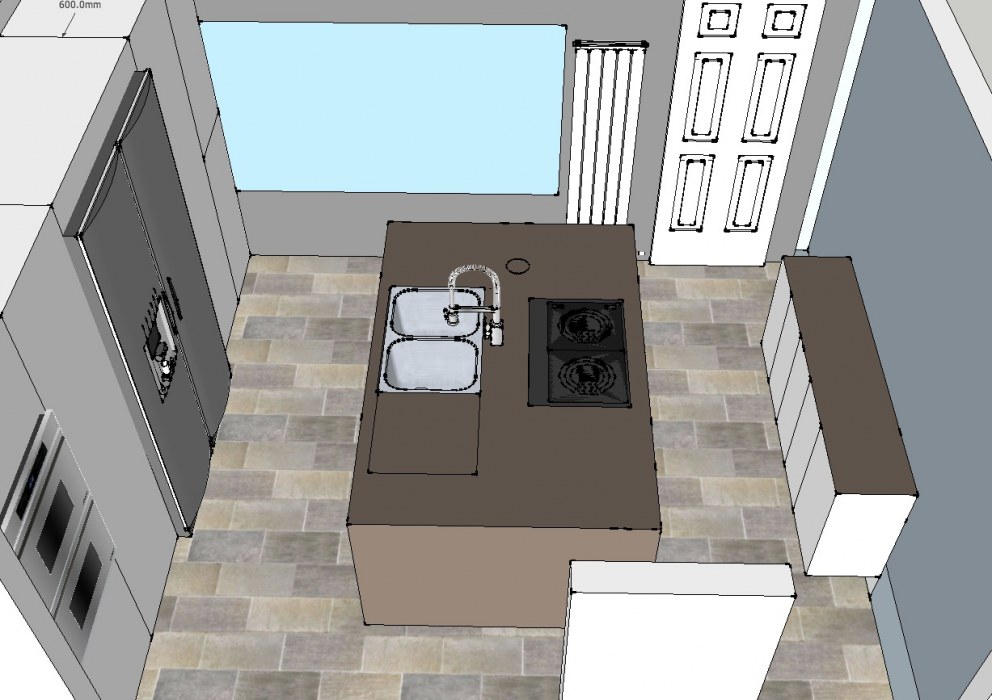 Designer kitchen on a budget  | 3D  | Interior Designers
