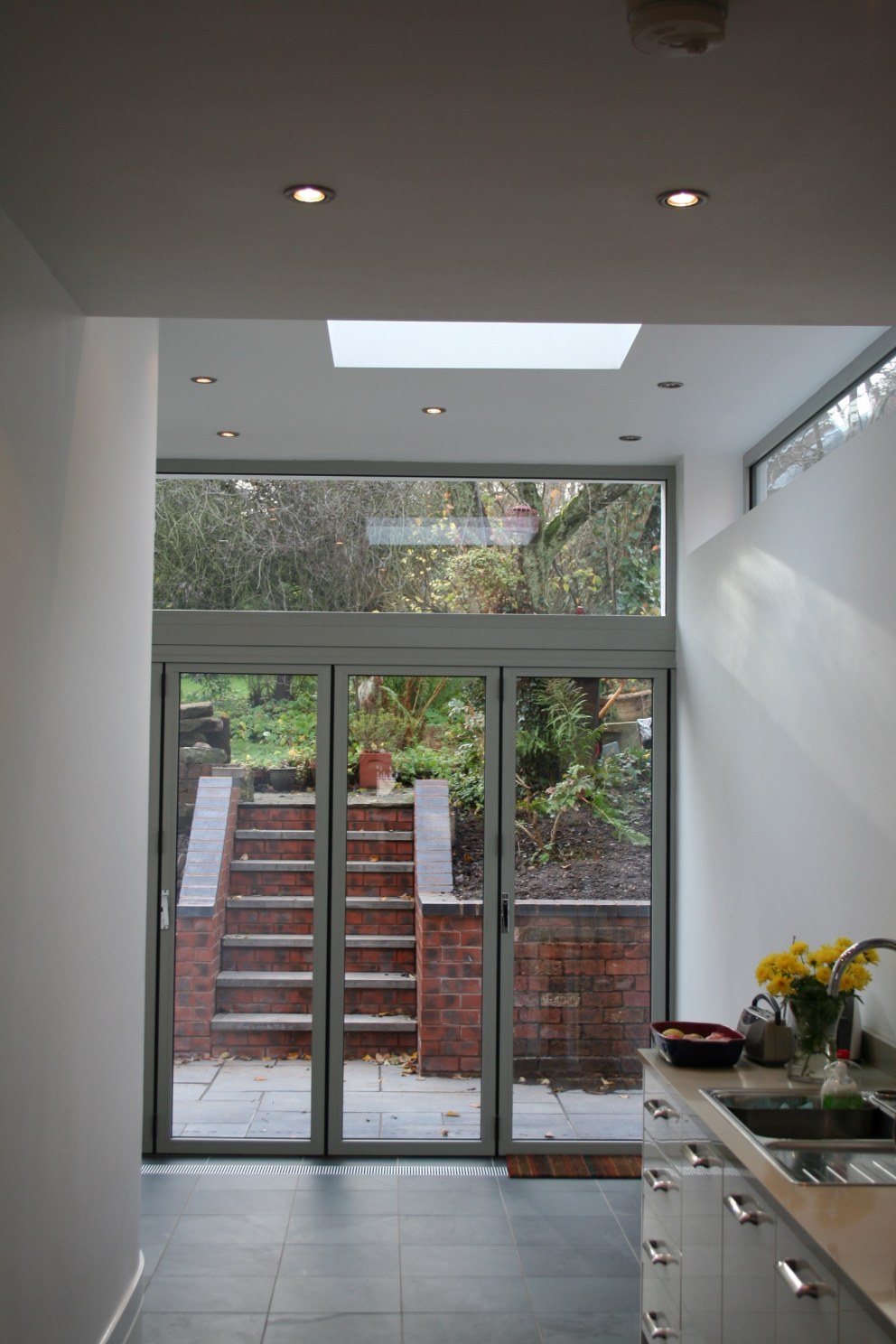 Contemporary Extension, Edgbaston | View to garden | Interior Designers