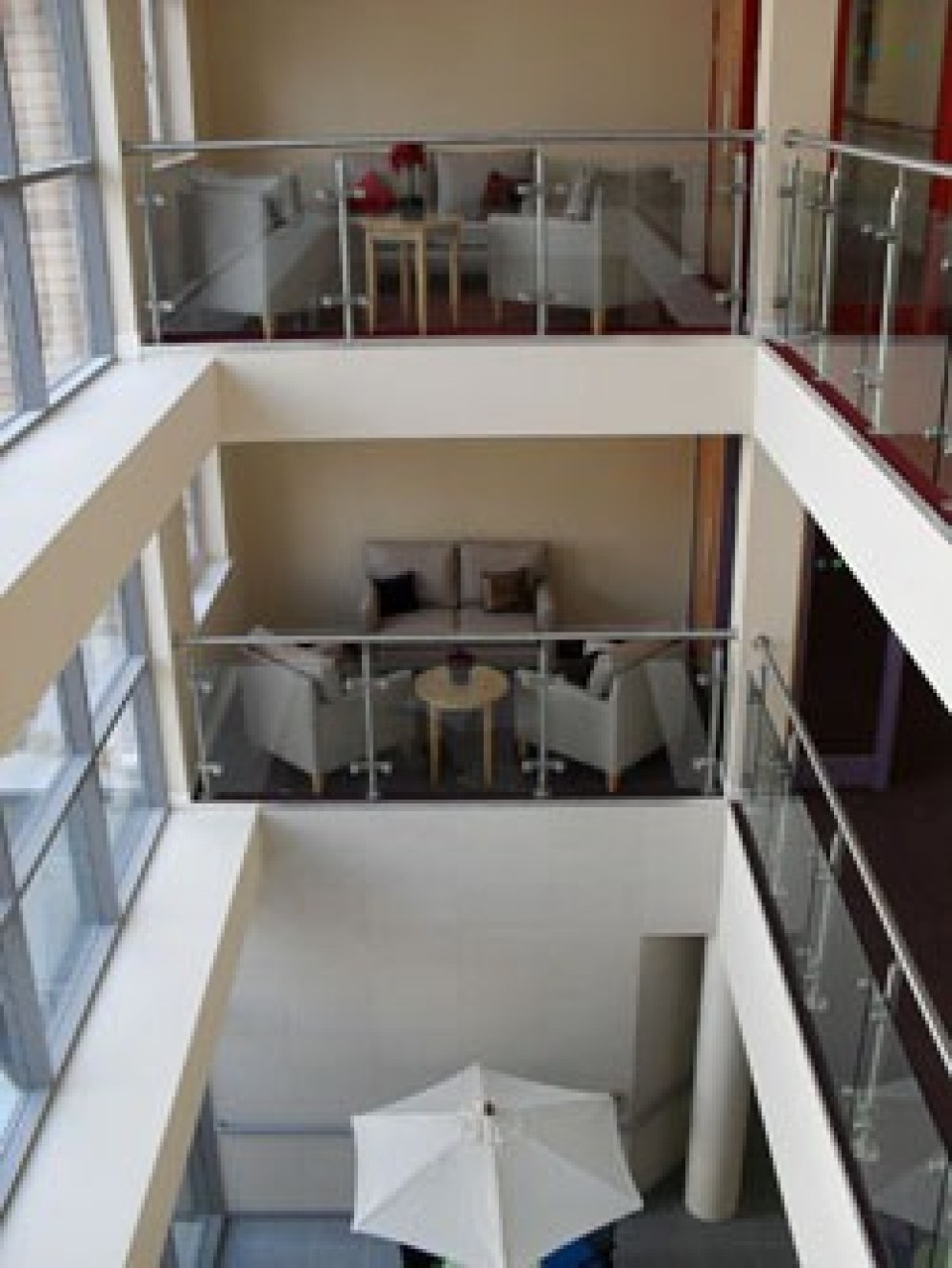 The Beacon Centre for the Blind, Wolverhampton | Corridor Atrium | Interior Designers