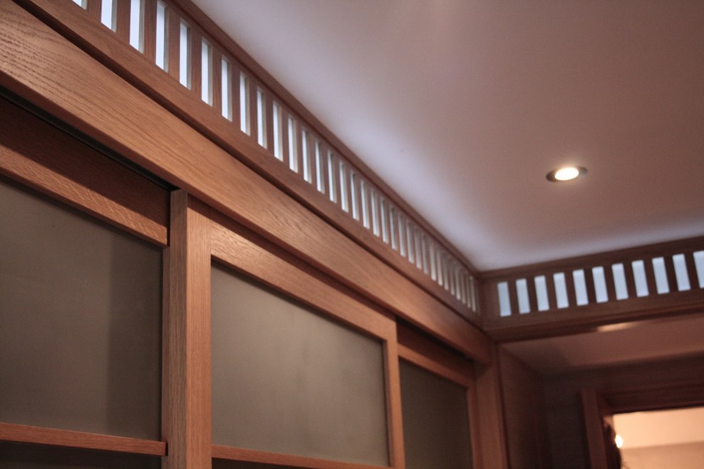 Backlit Cornice Japanese Themed Bedroom