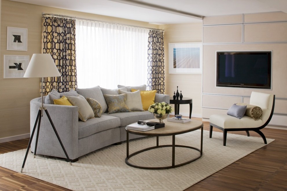 Regents park penthouse | Living Room 01 | Interior Designers