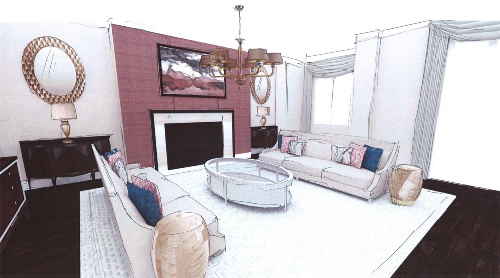 Eton Court | Living Room  | Interior Designers