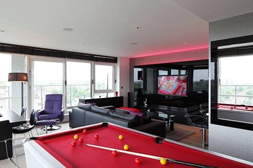 Penthouse Pad | Penthouse Pool table | Interior Designers