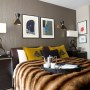 Re design of a riverside apartment in                                                                 Pimlico | Master bedroom | Interior Designers