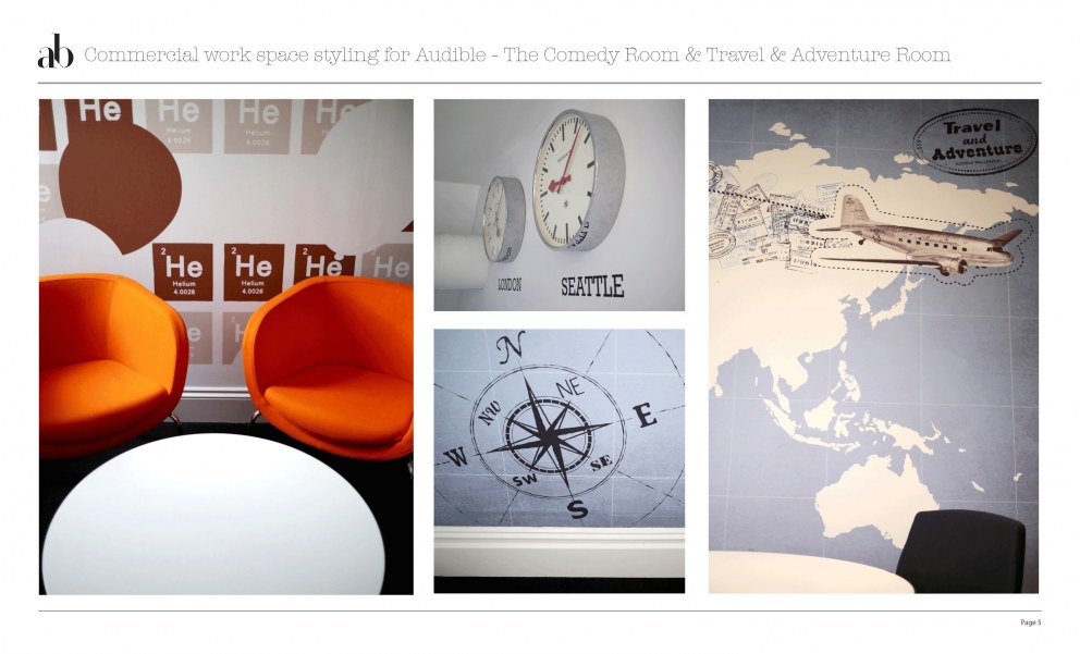Audible UK HQ | The Comedy Room | Interior Designers