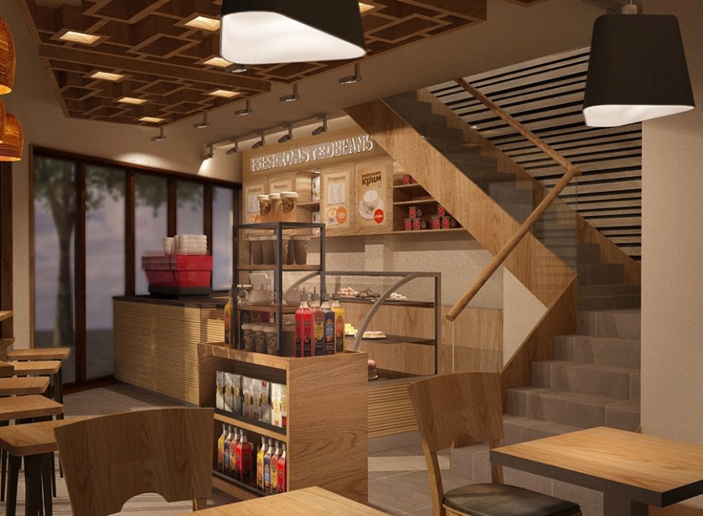 Coffee shop design | The bar | Interior Designers