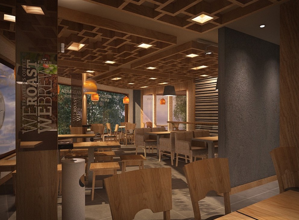 Coffee shop design | First floor | Interior Designers