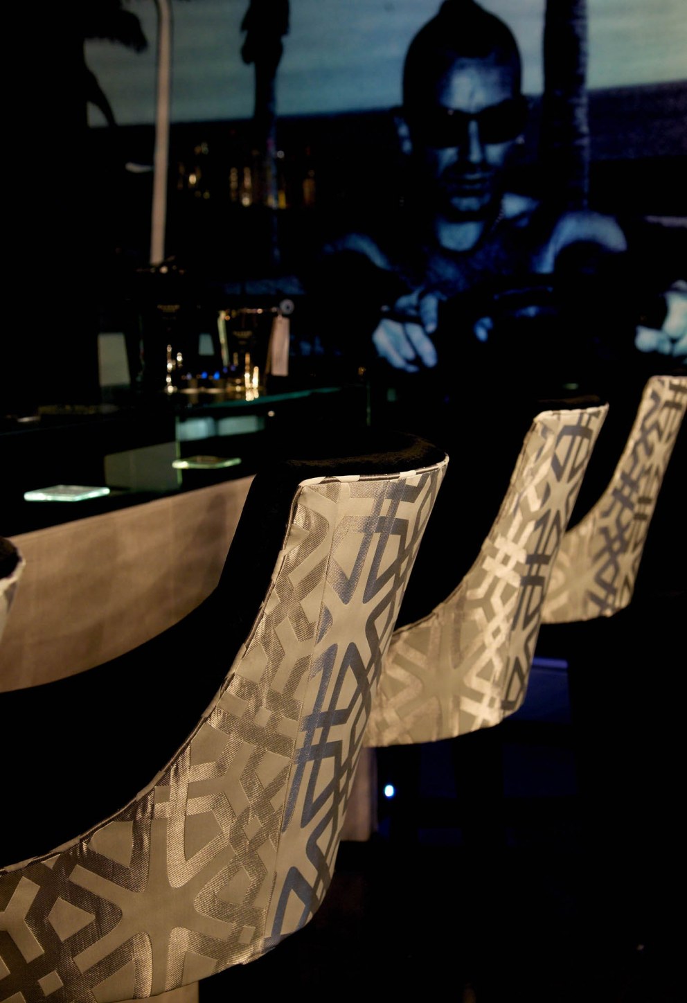 Bar cinema area - club theme | bar seating | Interior Designers