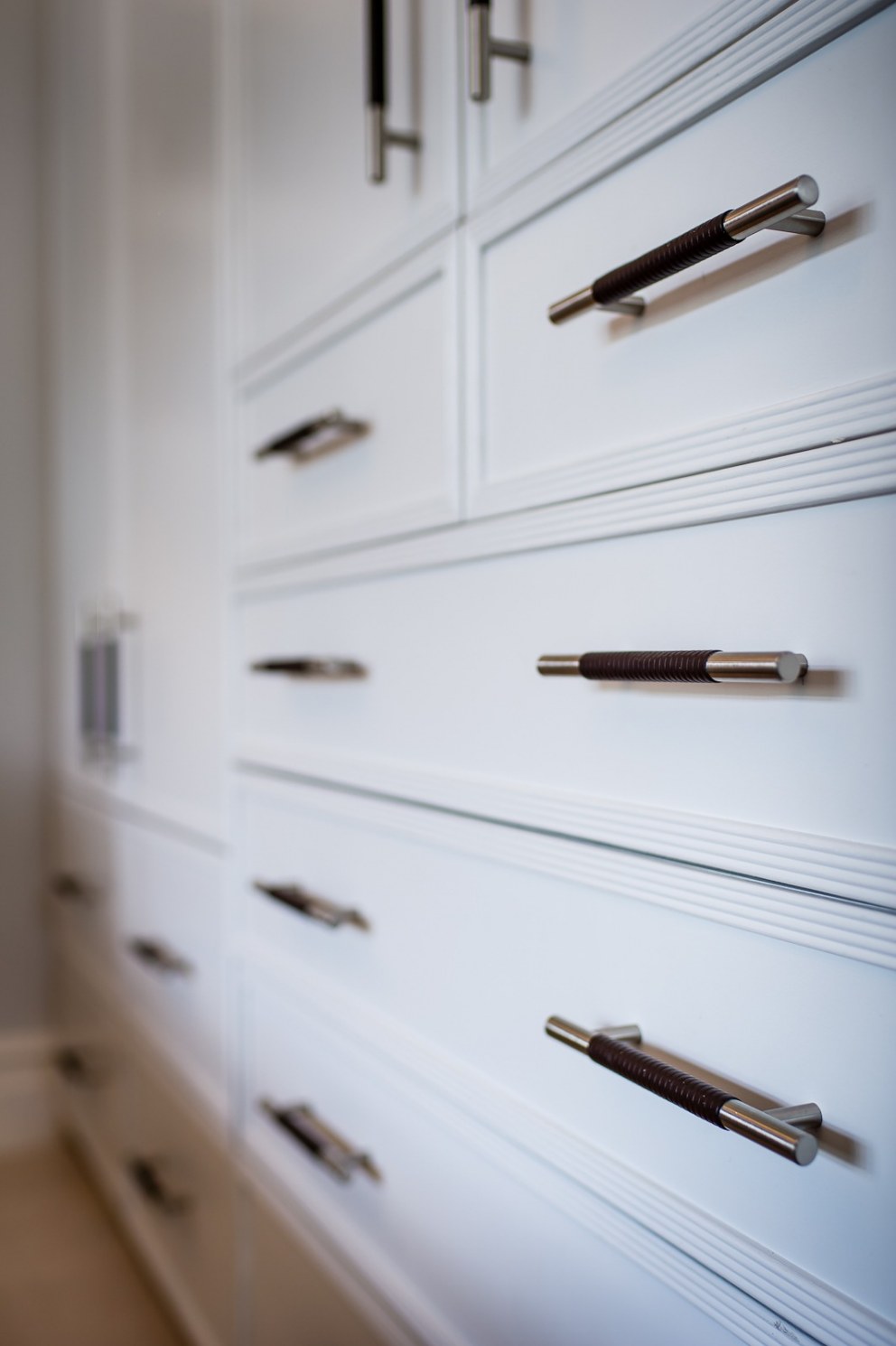 Master bedroom with custom wardrobes | Master Bedroom - Detail of Wardrobes | Interior Designers