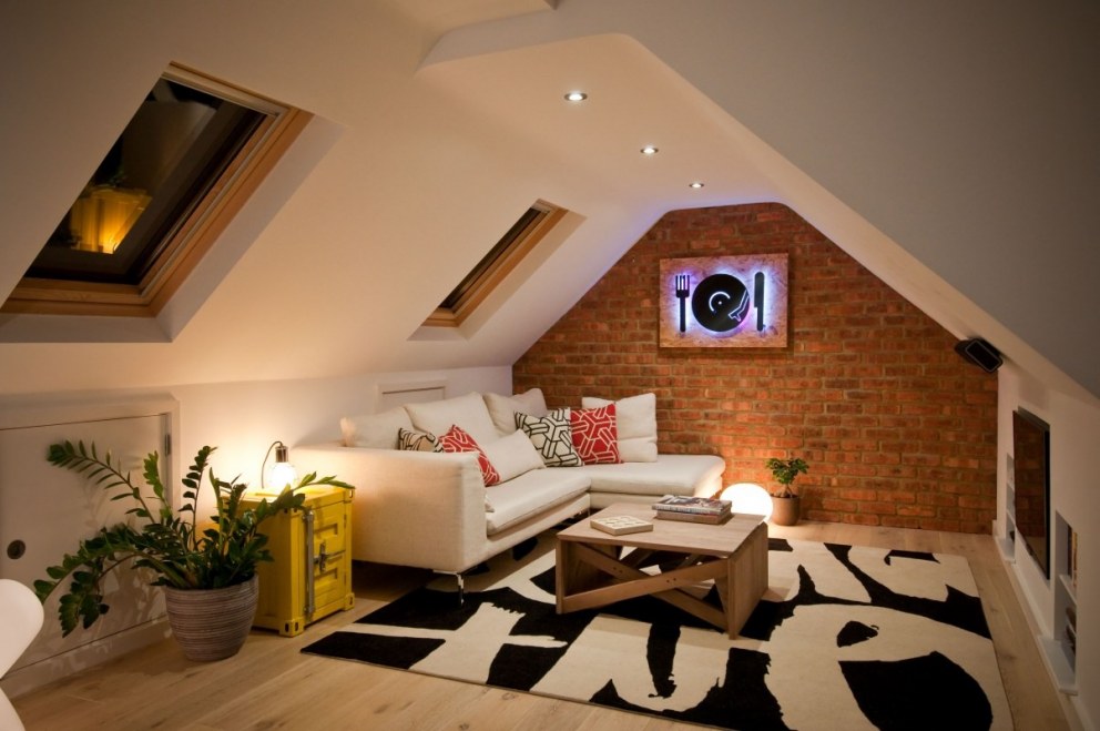 We created this hang out for our client by extending into the loft in his East London hosue | Loft 8 | Interior Designers