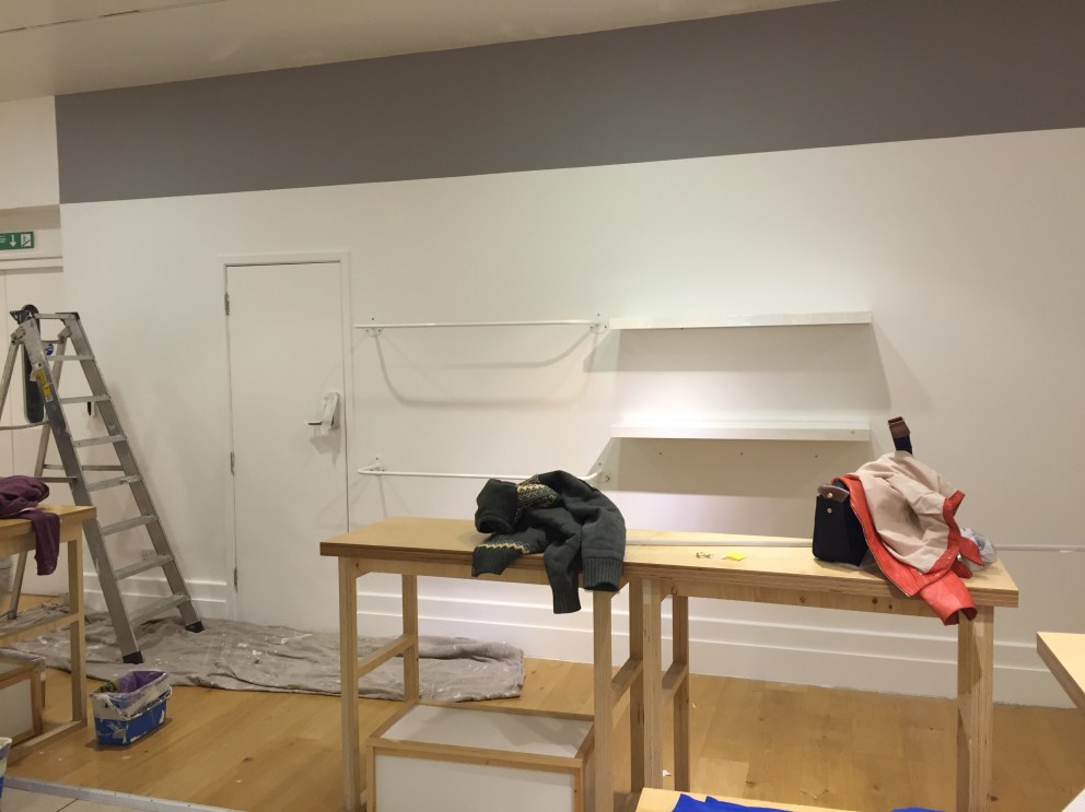 My 1st Years retail space at Selfridges | Before installation | Interior Designers